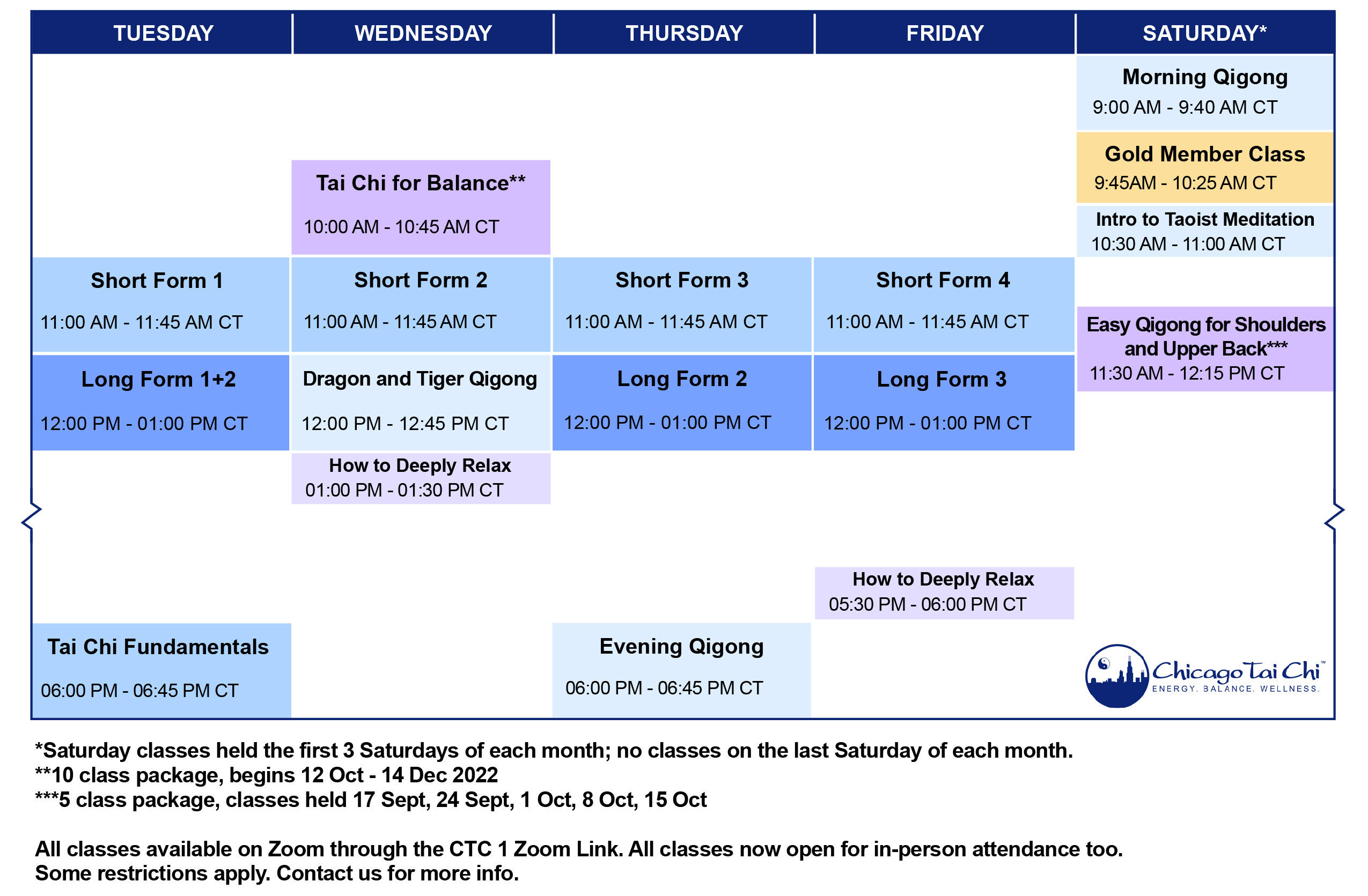 Schedules and Fees